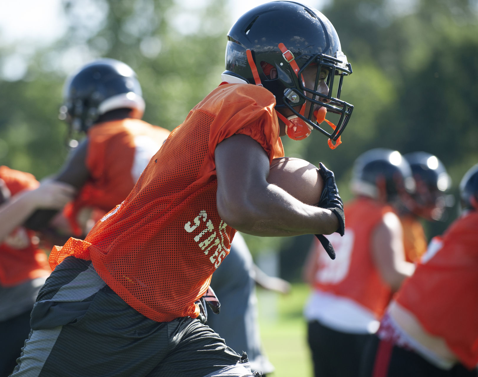 Webster Groves football practice